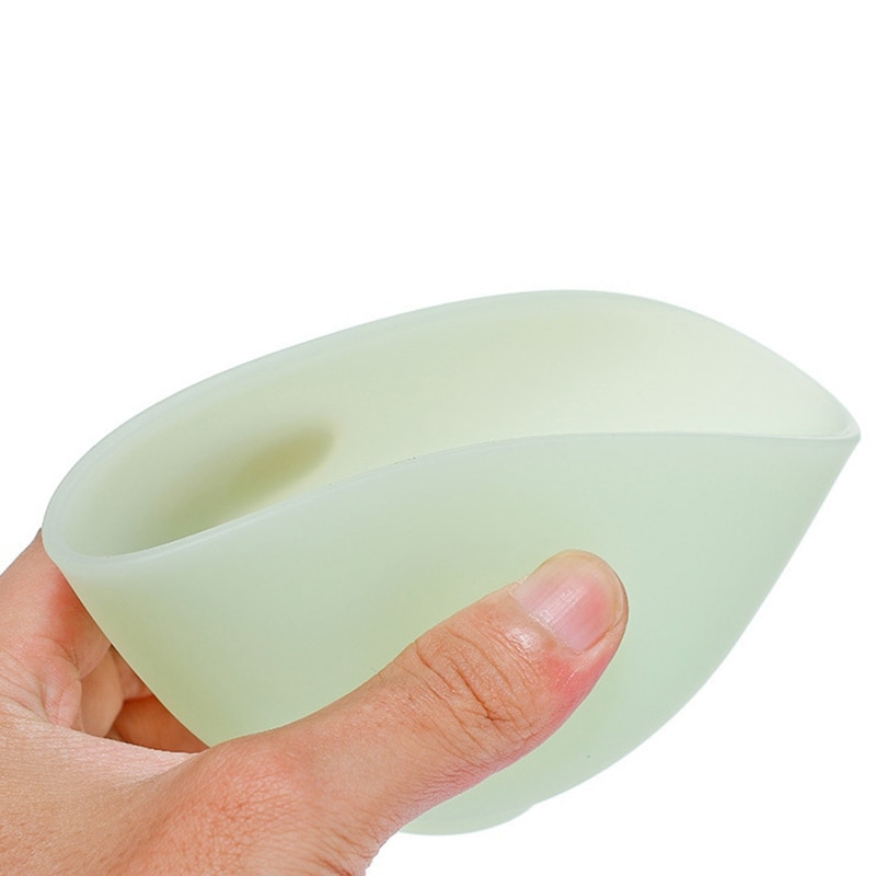 Cuenco de silicona antigotas para mascarilla Facial, utensilio de cocina para mezclar, medir, salsas, salsas, azúcar y mantequilla