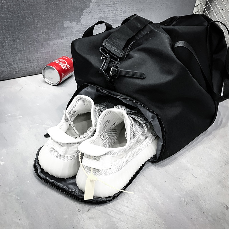 Luggage bag portable travel bag multi function independent shoe position dry wet separation waterproof exercise fitness bag