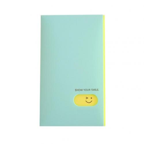 Portable 120-Pocket Album Photocard Business ID Name Cards Holder Organzier: Light Green