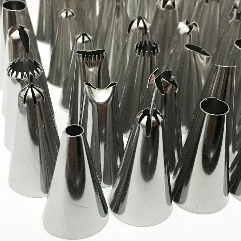 Taart Decoreren 48 Stks/set Rvs Icing Piping Nozzles Pastry Tips Set Cake Bakken Tools Accessoires # Eo