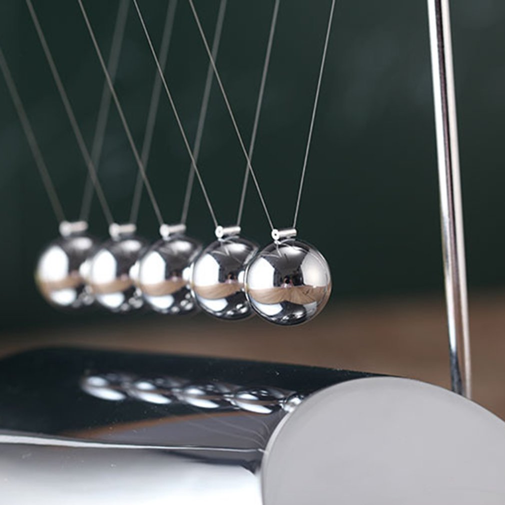 Newton Bureau Tafel Decor Metal Cradle Slinger Ball Natuurkunde Science Pendulum Steel Balance Ball Home Office Decoratie