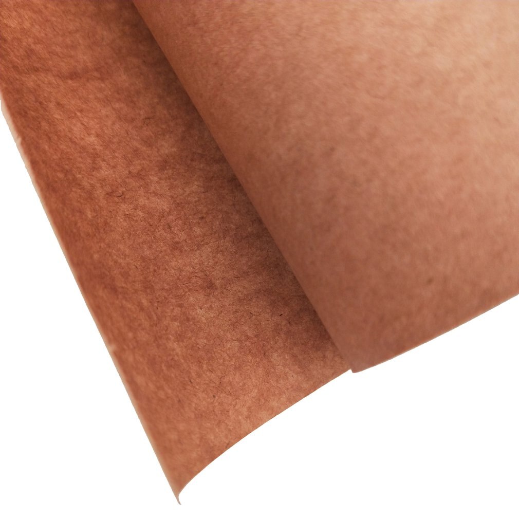 53.3 Meters Brown Kraft Wrapping Paper Roll Kitchen Outdoor Picnic Barbecue Kraft Paper Meat Roll Paper