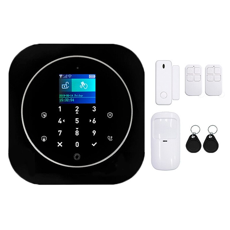 GSM + WIFI Alarm Host Wireless Home Security Alarm System Anti-Theft Alarm System EU Plug: Default Title