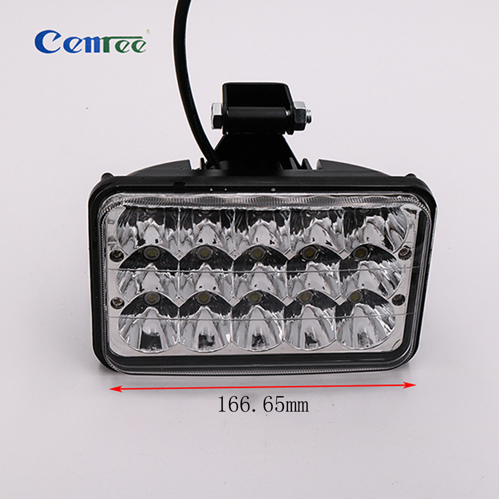 CENREE Rectangular LED Headlights car light 5-Inch 45W