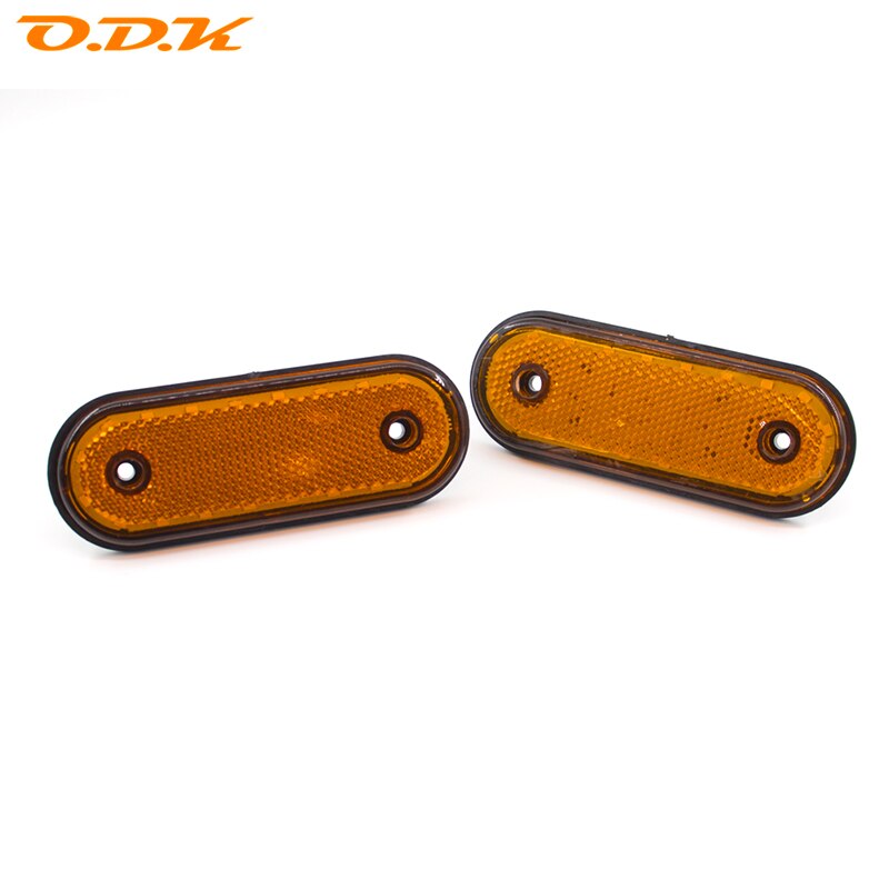 10x Oval 20 LED Side Outline Marker Light Turn Signal Clearance Light Lamp 24V Pickup Trailer Truck Lorry Waterproof Amber