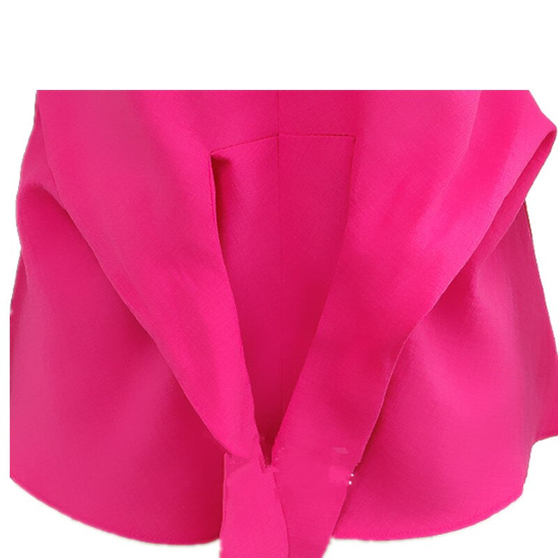 Xl Xxxxxl Plus Size Vrouwen Kleding Zomer Stijl Mode Dame Top Boog Shirts Chiffon Blouses Vrouwelijke Tunieken Camisas Femininas