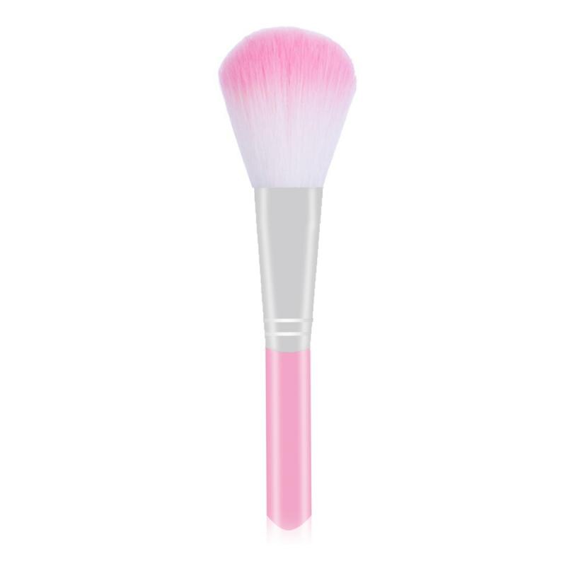 1 set make-upkwasten foundationkwast rotan geitenhaar kwast poeder platte crèmekwast cosmetische make-up tools: 06