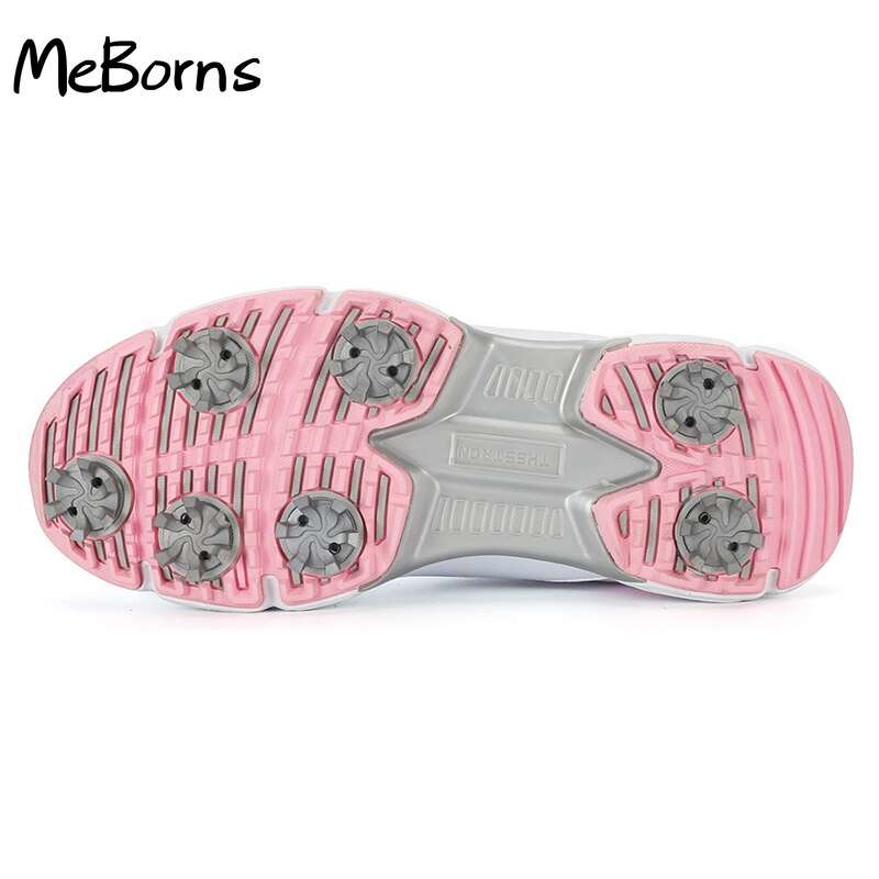 Waterproof Golf Shoes Women Outdoor Spikes Golf Sneakers Ladies Big Size 35-41 Sport Golfing Shoes Women Athletic Sneakes