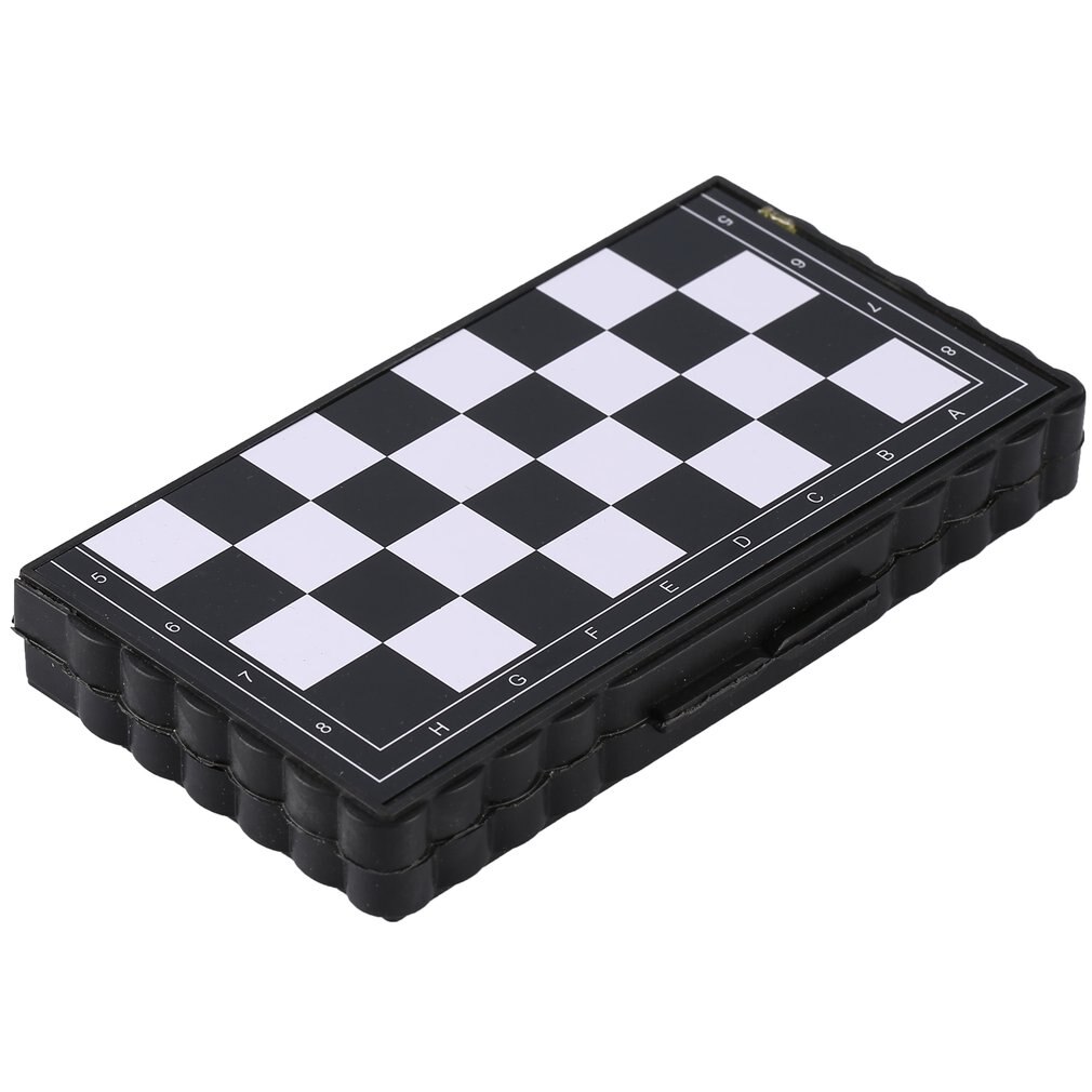 1set Mini Chess Folding Magnetic Plastic Chessboard Board Game Portable Kid Toy