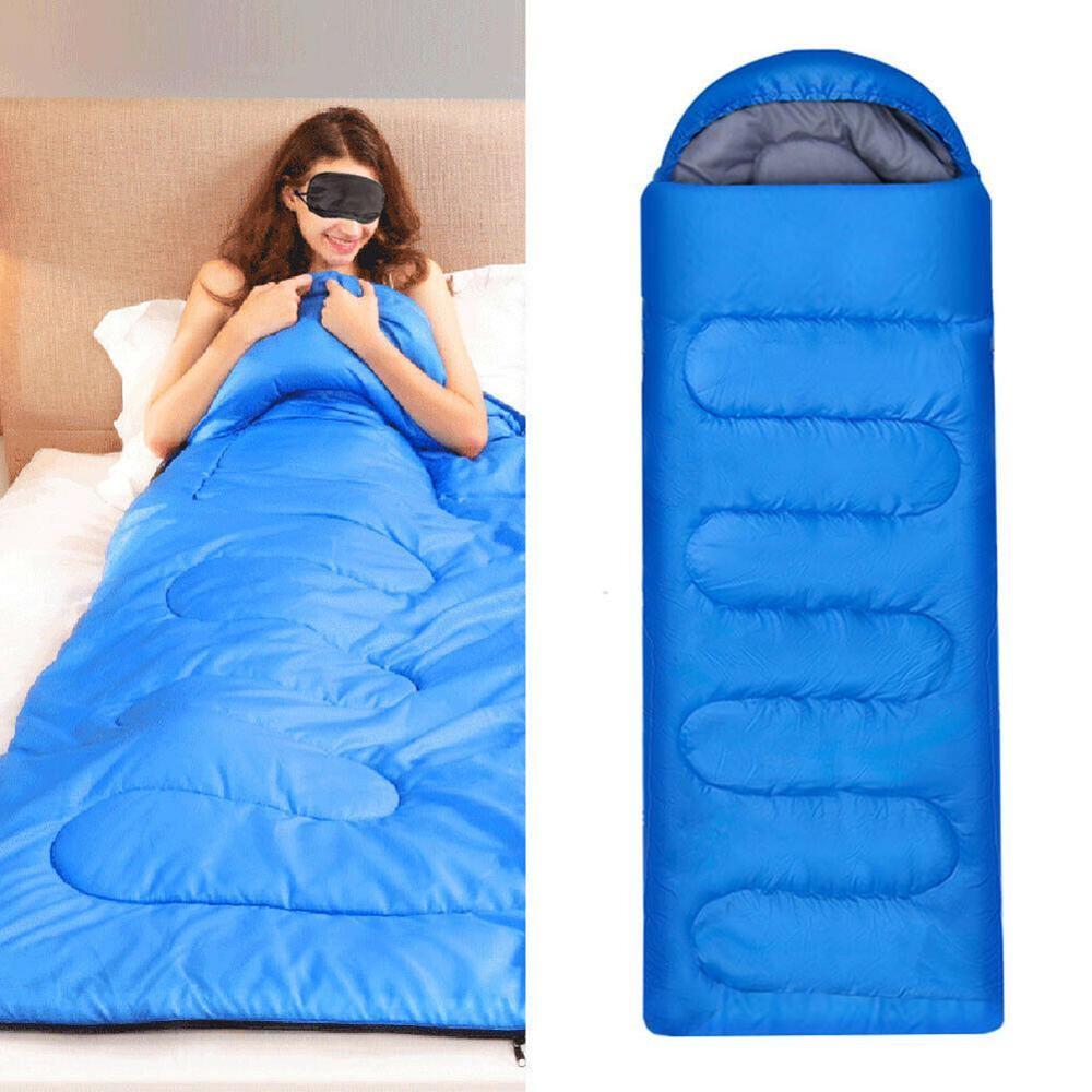 Outdoor Waterproof Travel Envelope Sleeping Bag Camping Hiking Carrying Case Blue