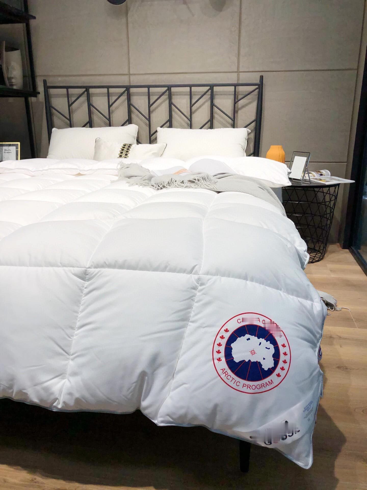 Pure Katoenen Dekbedovertrek Met Dikke Warme Gans Eendendons Voor Herfst En Winter Veer Quilts: 200x230-4kg / WHITE