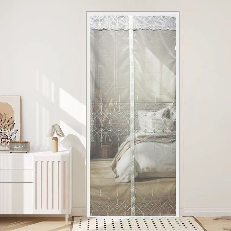 Silent Magnetic Door Insect Curtains Anti Mosquito Fly Nets Durable and Exquisite Door Screen Mesh: 8*2.6 / Blue