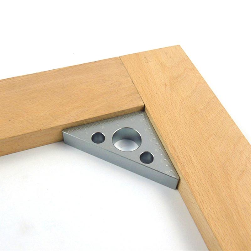 Aluminiumslegering retvinklet lineal gør-det-selv træbearbejdning højdemåling værktøj