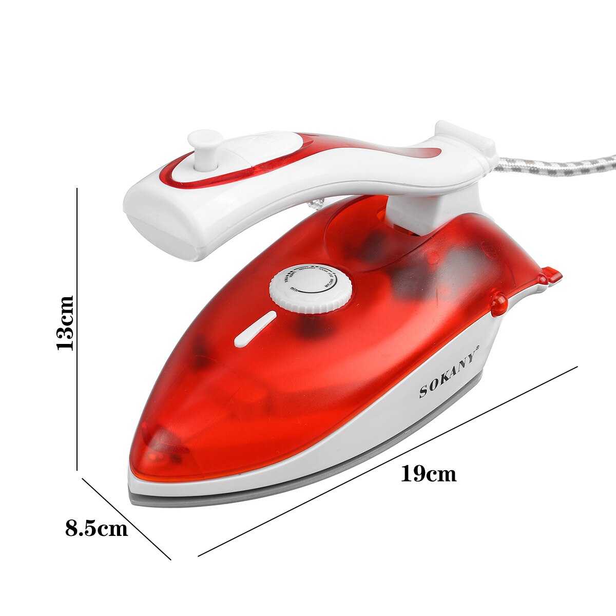 1000W Electric Iron Portable Steam Iron 5 Speed Adjustment Clothes Ironing Steamer for Home Travel Spray Generator EU Plug