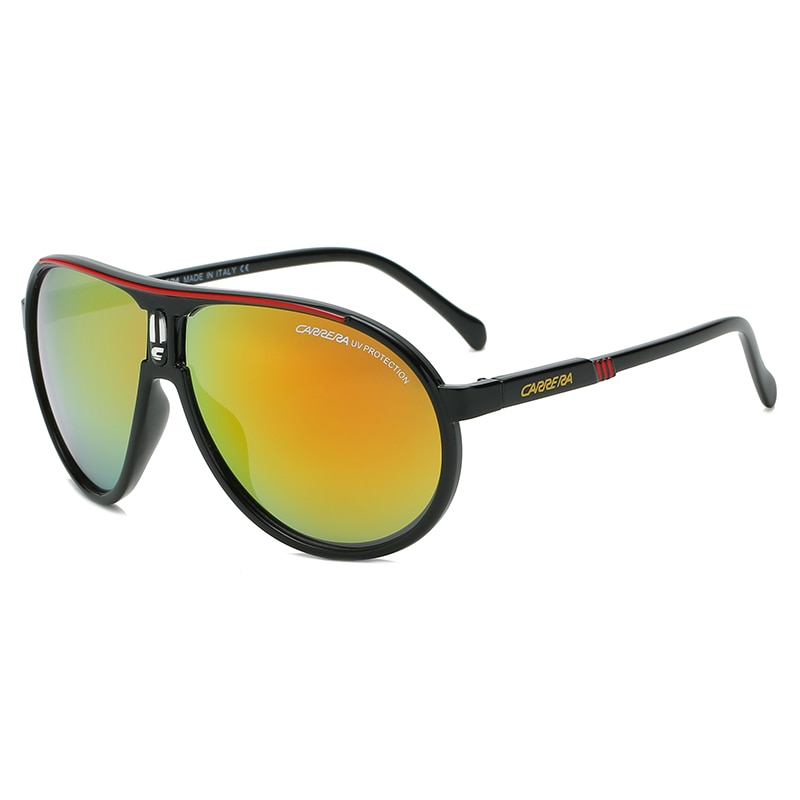 Futuristic Aviation Men Women Sunglasses Oversized Vintage Retro Pilot Sun Glasses Summer Classic Outdoor Sports Eyewear: C7