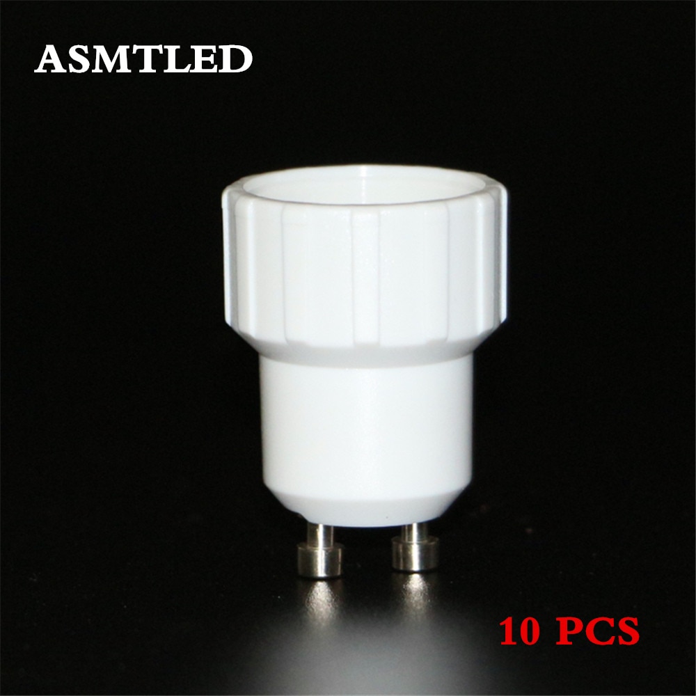 ASMTLED 10 Stks/partij Vuurvast Materiaal GU10 naar E14 Adapter Converter Led Halogeen spaarlamp Lamp Houder