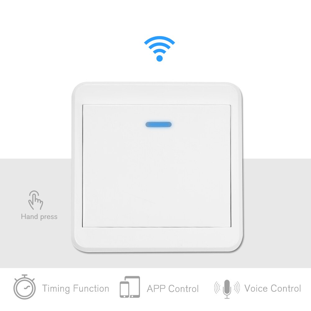 eWeLink WiFi Door Exit Button Wireless Release Push Switch Access Control System Emergency Alarm Trigger Switch