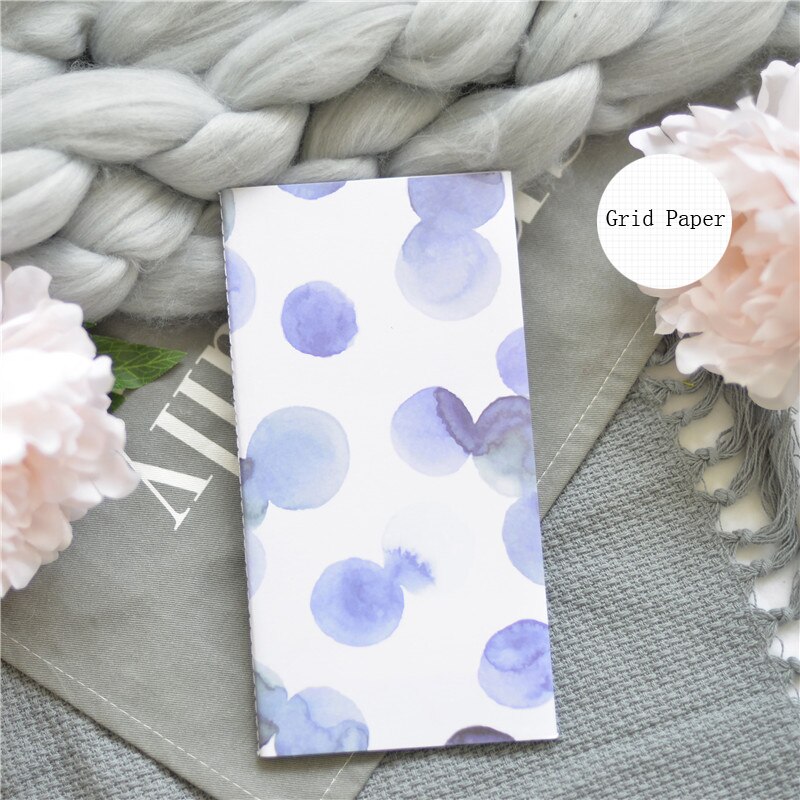 Dokibook Cute Traveler's Notebook Refill Filler Paper notebooks and journals Inner Core For Midori Planner School Stationery: Bubble Grid