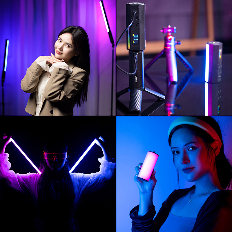 Ulanzi-Barra de luz LED i-light VL119 barra de luz de mano RGB 2500-9000K iluminación de fotografía tubo magnético de luz para vídeo y Vlog