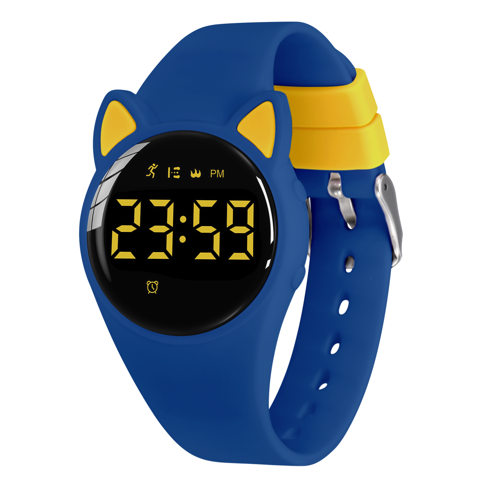 Kids Fitness Watch Digital Activity Tracker Watch for Kids Ages 3-12 Non-Bluetooth Alarm Count Steps Wrist Watch for Kids