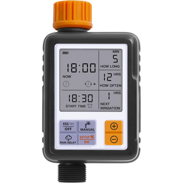 Micro Drip Irrigation System Garden Watering System Adjustable Drippers DIY Kit Irrigation System: Timer