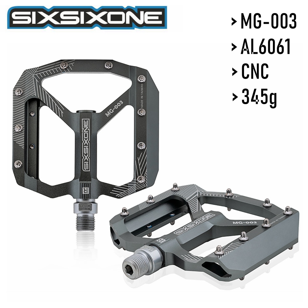 Sixsixone MG-03 mountain bike pedais ciclismo liga de alumínio, mtb pedal, um par 345g