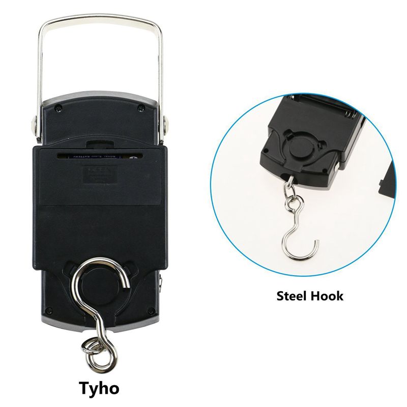 3c-50kg x 0.01kg elektronische digitale handwaagen im taschenformat, 10g tragbare gepäckwaagen, reisewaagen, angelwaagen, küchenhakenwaagen