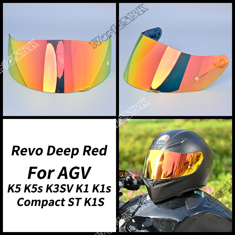 Helmvisier für AGV K1 K5 K3SV Motorrad abnehmbare Helmbrille Motorradhelmlinse
