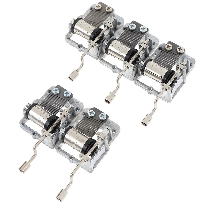 Mini hand vev musik rörelse diy rörelse spela uppsättning mekanisk musik låda hand vev musik låda