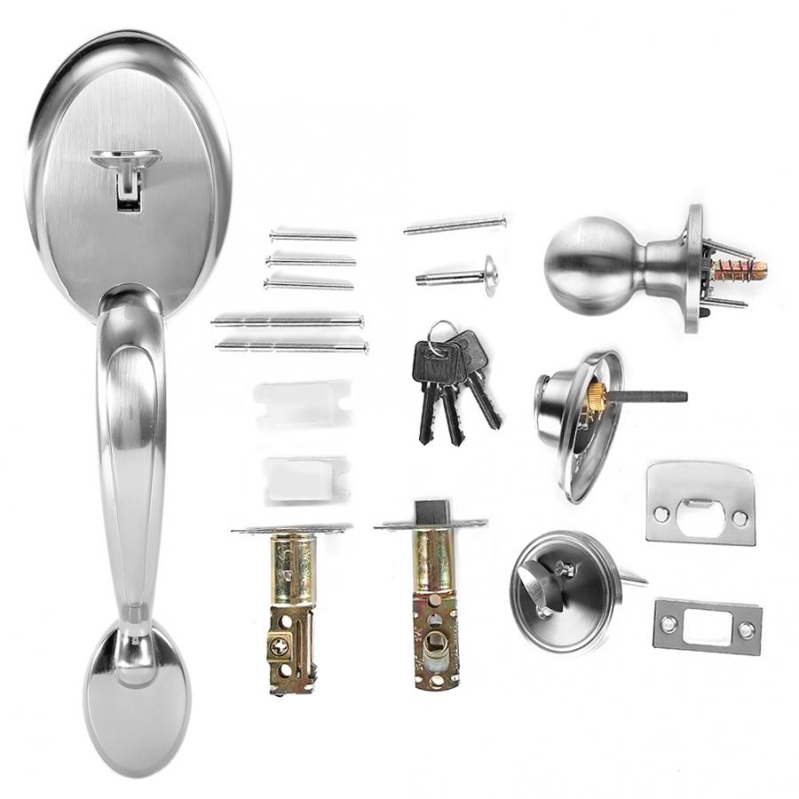 Single Head Safety Handle Door Lock Mechanical Key Household home door lock