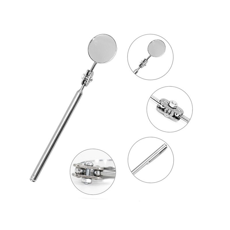 Portable Car Telescopic Detection Lens Inspection Round Mirror Car Angle Tools