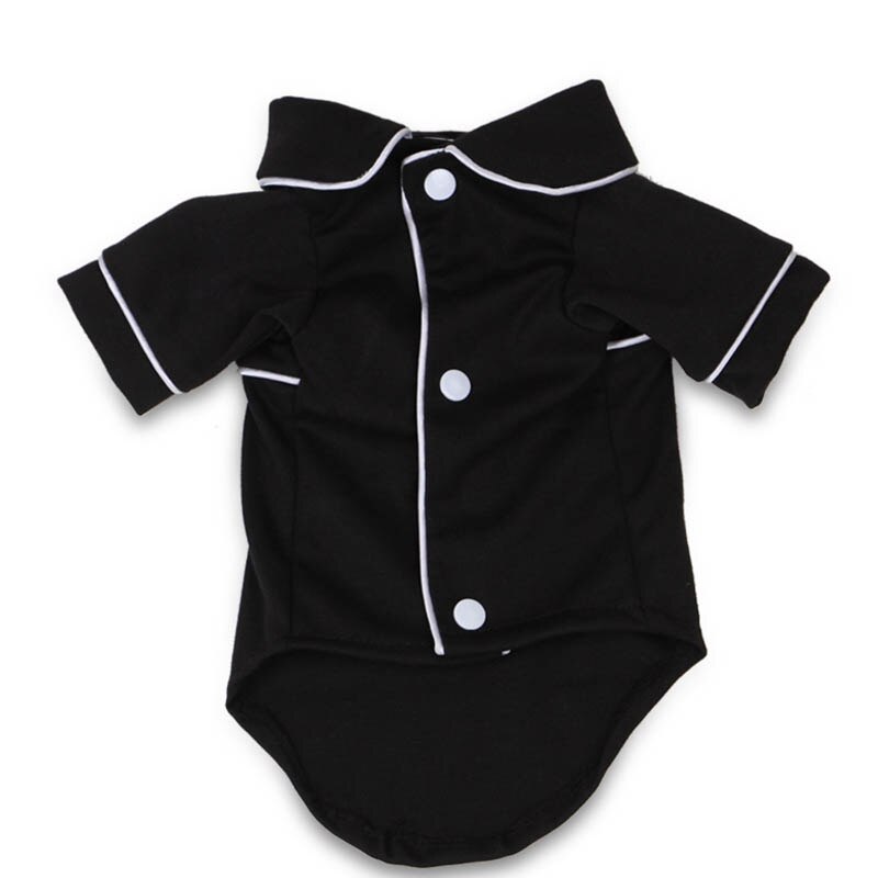 Pijamas de Bulldog Francés para mascotas, Ropa de para cachorros de Chihuahua, traje para perros pequeños y medianos, Ropa para mascotas: Negro / XL
