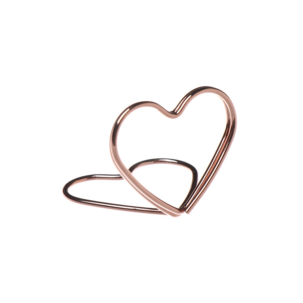 1pc romantiske hjerte diamant fotoklipp bord nummer stativ kult bryllup rekvisita fest skrivebord dekorasjon bordkortholder: Stil 2