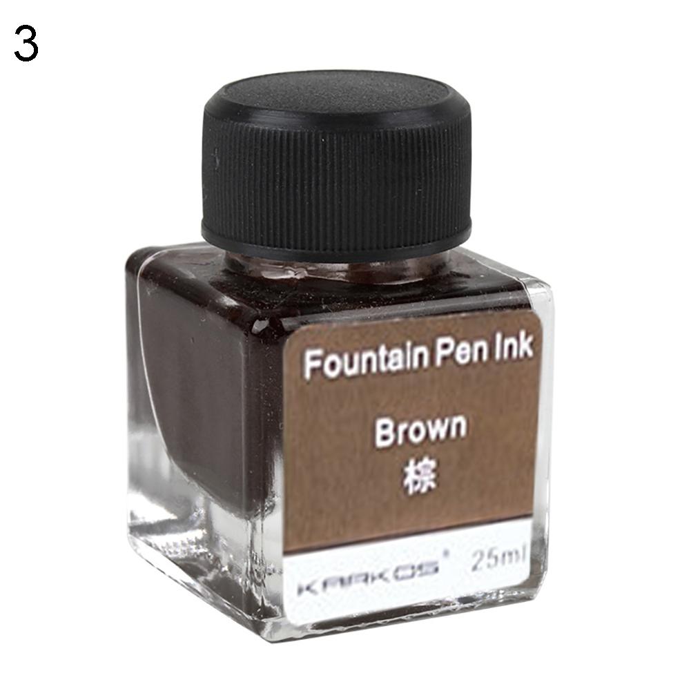 Pen refill 25ml 6 Colors Non-Carbon Glitter Calligraphy Painting Drawing Fountain Pen Ink