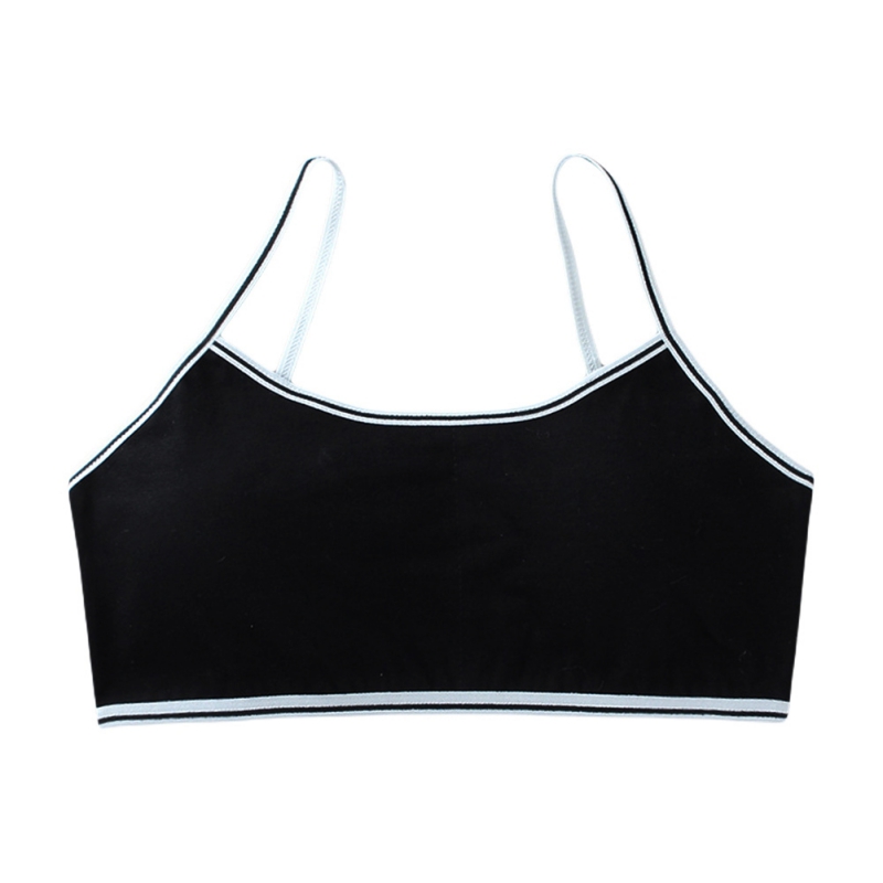 Bobo Bora-Sujetador de entrenamiento de algodón para chicas adolescentes, ropa interior sin costuras con relleno, transpirable, grande, deportivo, camisola elástica, Bralette: B