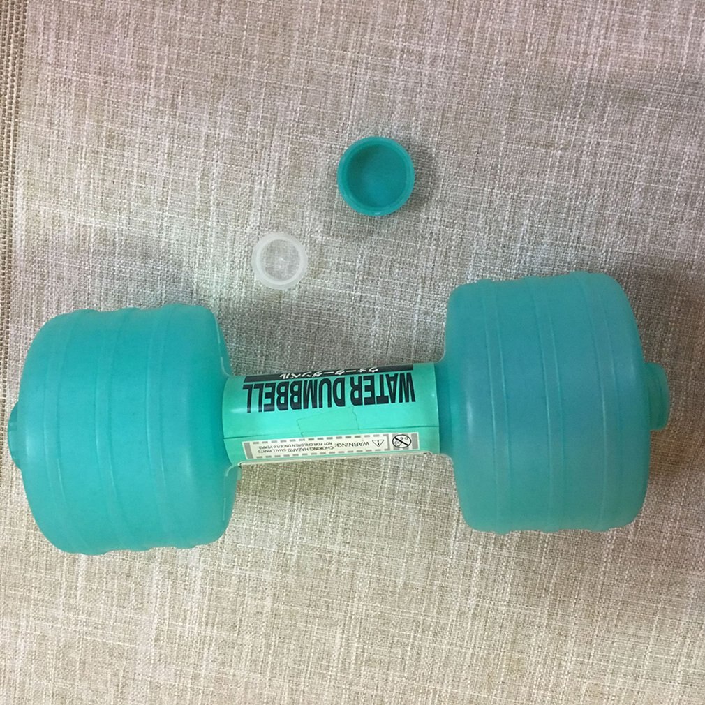 Haltères remplis d'eau femelle ménage Fitness haltères réglable PP matériel Fitness équipement Portable