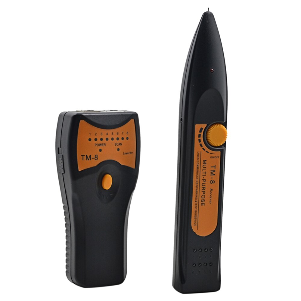 MJTEK Multifunctional TM-8 LAN Network Cable Tester Cat5 Cat6 RJ45 UTP STP Crimping Tool Telephone Wire Tracer Diognose Tone