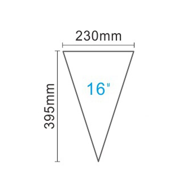 50Pcs/Set Watertight Pastry Bags Cake Decoration Bags Kitchen Icing Food Preparation Bags Cup Cake Piping Tools For Baking: 16 inch