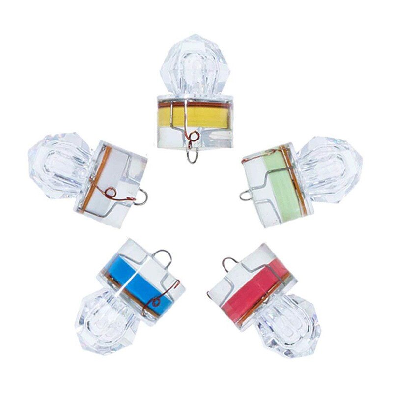 Mini LED Underwater Night Fishing Light Lure Fish Finder Lamp Attracts Prawns Squid Krill for Attracting Fish LED Underwater