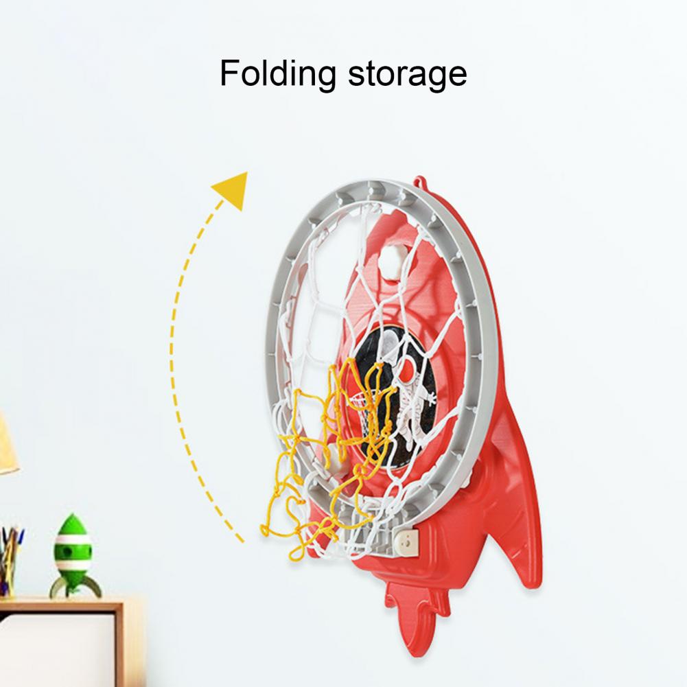 Punch Free Basketball Hoop Kit High Strength Anti Corrosion Durable Adjustable Height Basketball Backboard Set