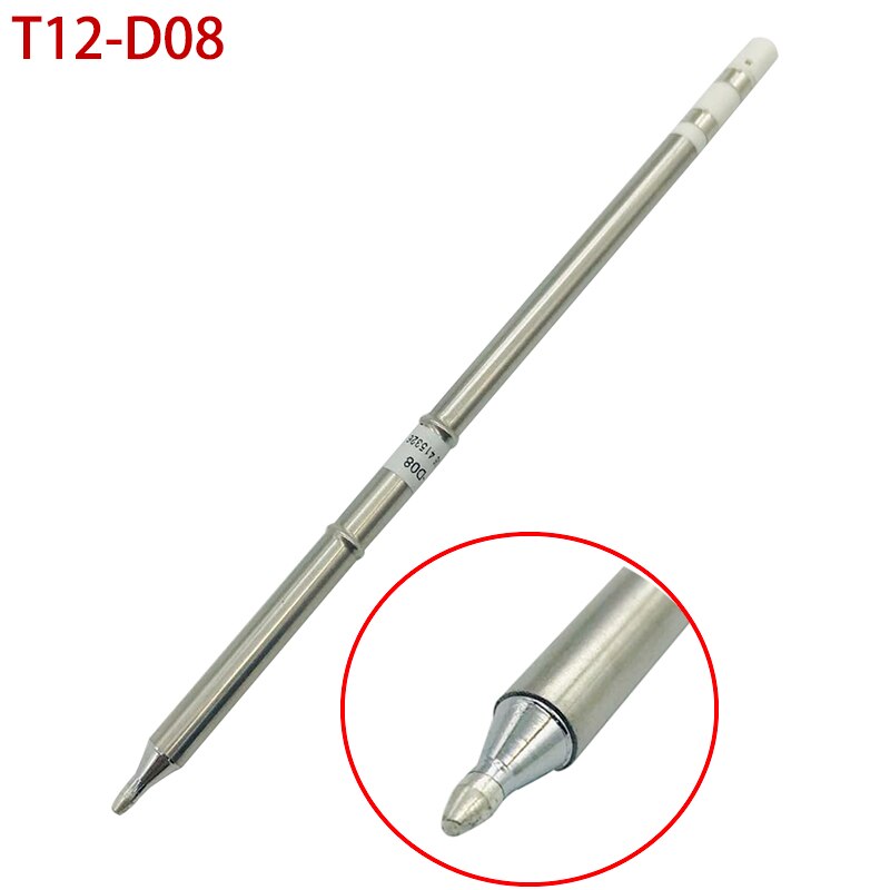 T12 Soldering Solder Iron Tips T12 Series Iron Tip For Hakko FX951 STC AND STM32 OLED Soldering Station Electric Soldering Iron: D08