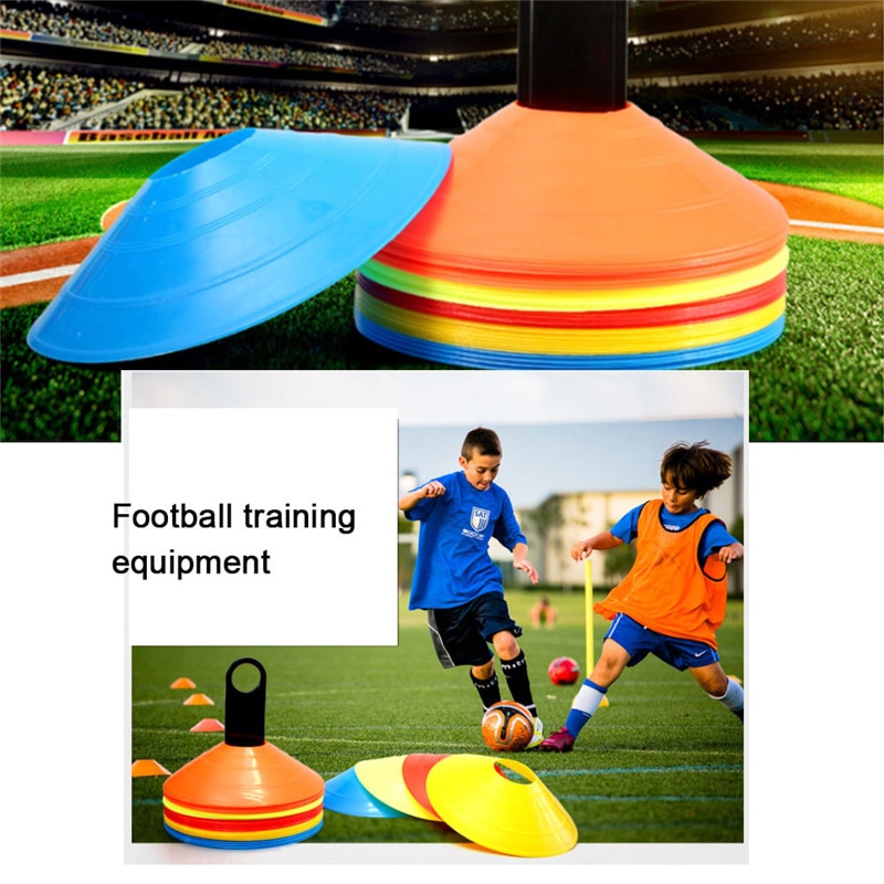 10 st/set koner markörskivor 20cm fotboll fotboll träning lag sporttillbehör fotboll underhållningsutrustning 4 färger
