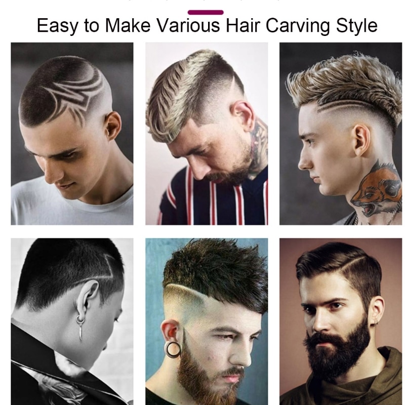 Electric Outliner Hair Clippers Cordless Rechargeable Barber Grooming Kits 517C