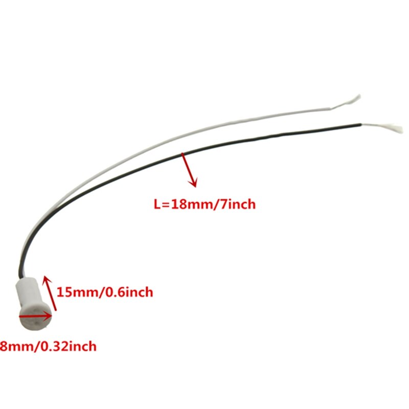 Smuxi  g4- fatning baseholder stik til keramisk led halogen pære lampe lys 12v lampeholder base