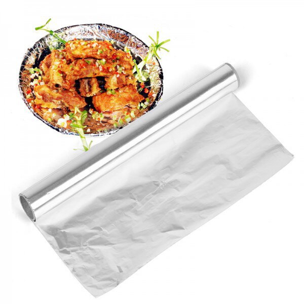Bageredskaber grill grill staniol grill husholdnings staniol papir staniol aluminiumsfolie papir 5 mx 30cm