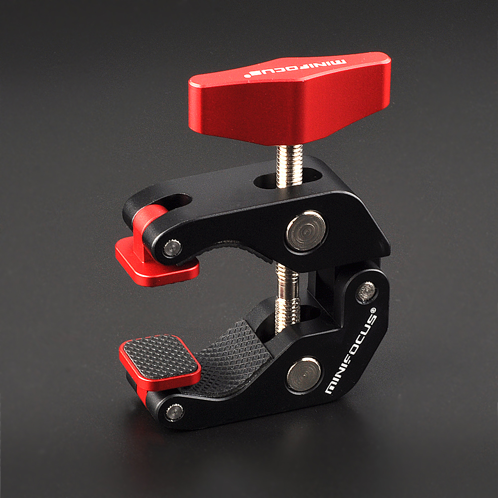 super morsetto Pinza Granchio clip per DSLR rig telecamera Giunto Cardanico Magia braccio Ombrelli sbarra Trasversali Musica Del Basamento Del Treppiedi video Accessori