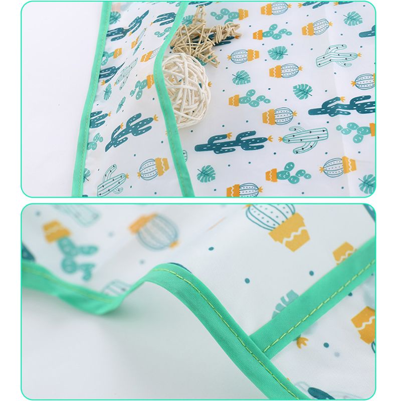 Unisex Waterdicht Feeding Slabbetjes Met Mouwen Schilderen Schort Voor Baby Peuter