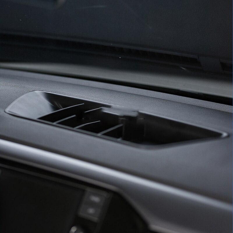 Central Control Instrument Panel Storage Box Grid Cover Plastic Molding Frame for T-CROSS 19-20 Car-Styling Accessories