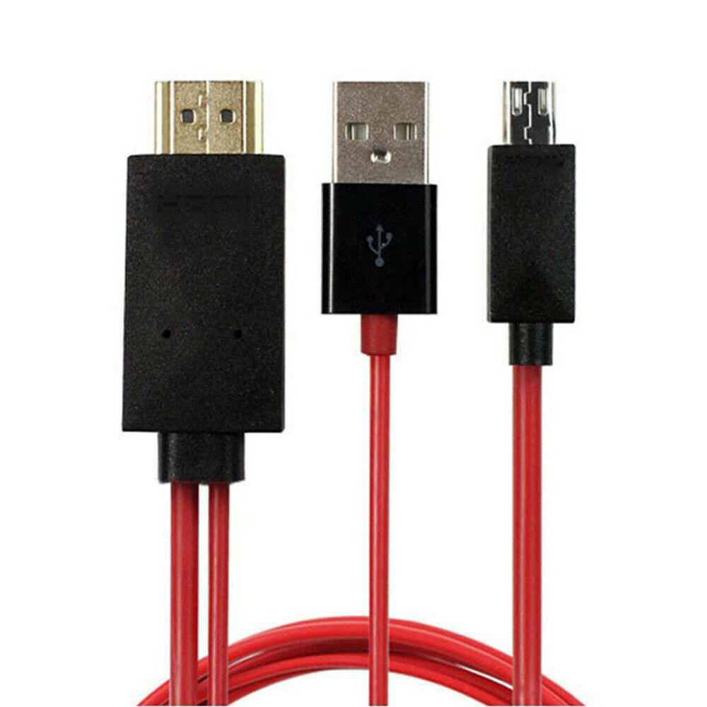 Micro usb til hdmi 1080p hd tv kabel adapter android smart til xiaomi redmi note 5 prosamsung  s7 mikro oplader