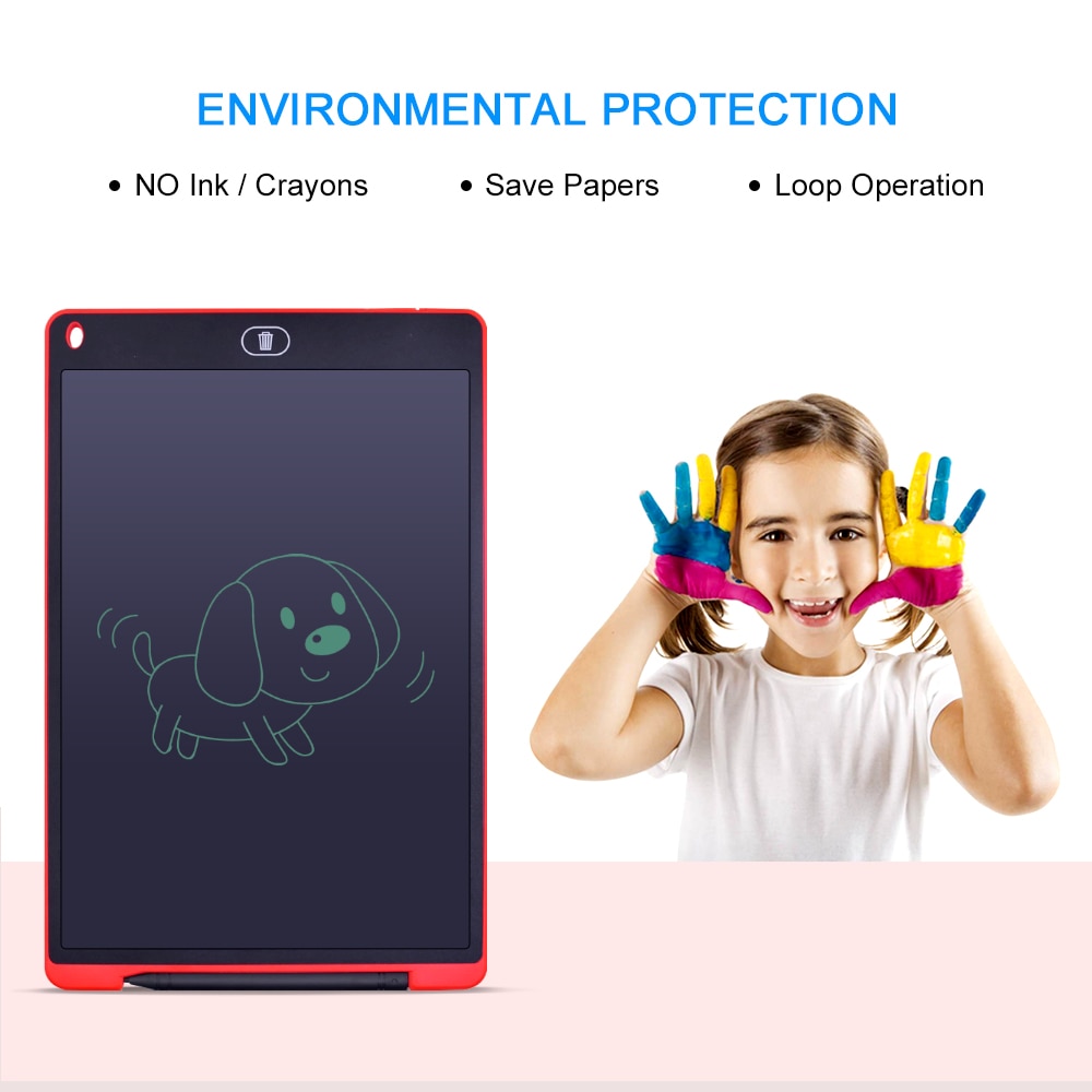 CHIPAL 12 Inch LCD Drawing Tablet Digital Writing Graphic Tablets Electronic Handwriting Pad Pads Graphics Board for Kid Kids